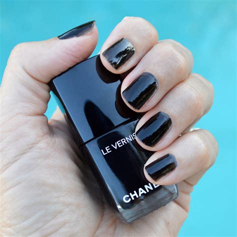 chanel pure black nail polish permanent|chanel nails color chart.